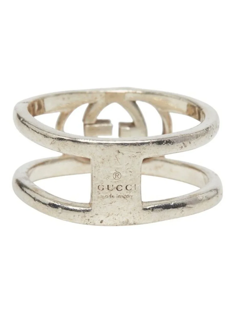Gucci Interlocking G Ring Silver